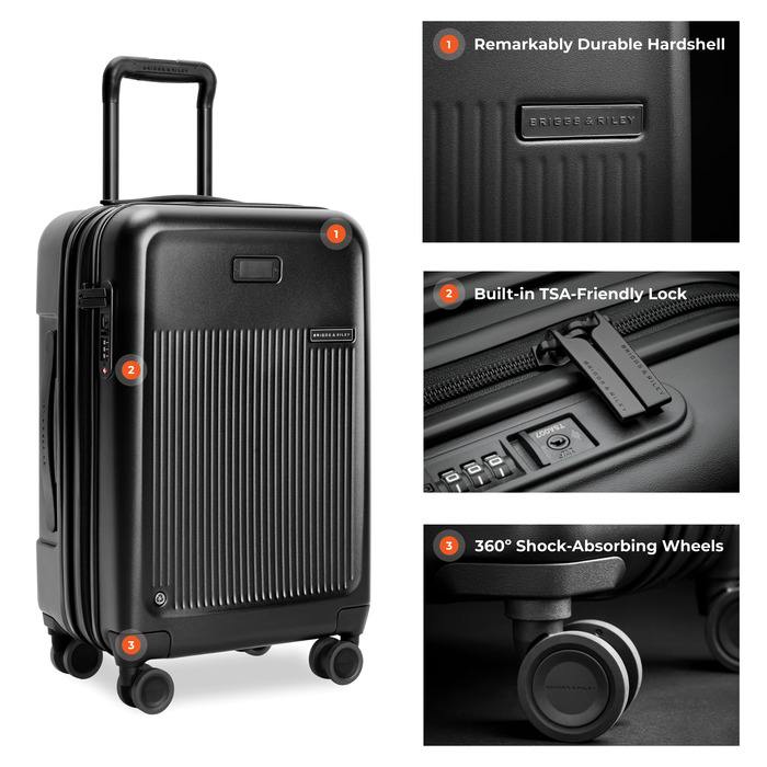 Briggs & Riley Black Sympatico Carry-on