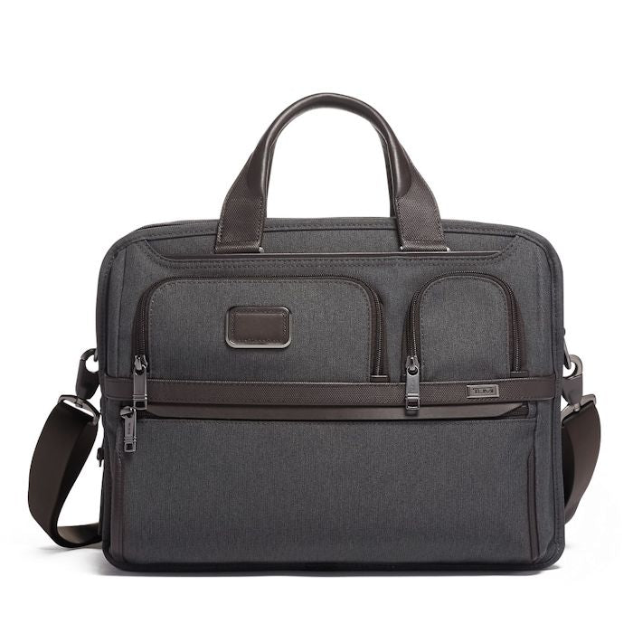 TUMI Expandable Organizer Laptop Brief -ShopLeatherWorld.com