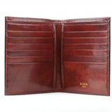 Old Leather 12 Pocket Credit Wallet