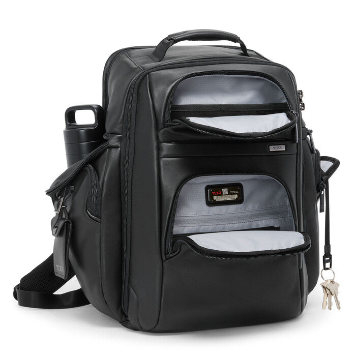 Tumi Leather Brief Pack