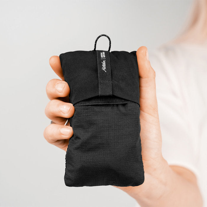 Blackout Sleep Mask + Earplugs packed up