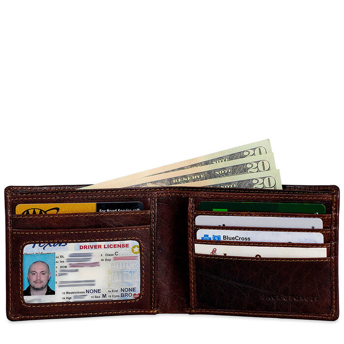 Voyager Leather Bi-fold Wallet