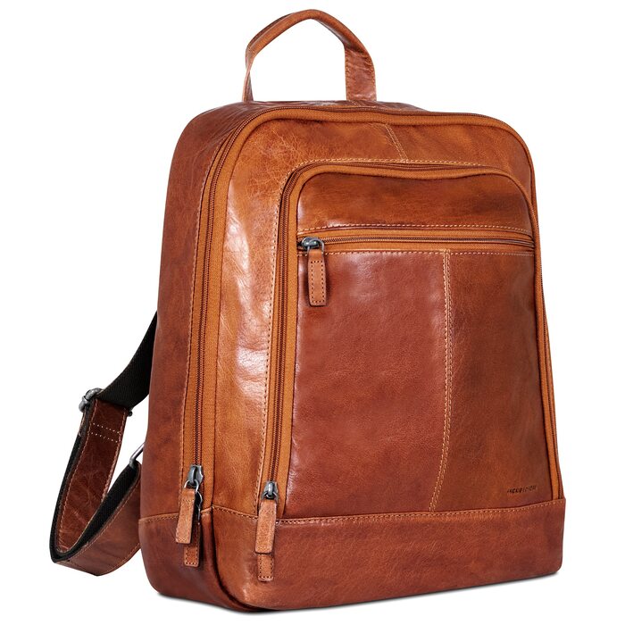 Voyager Leather Laptop Backpack