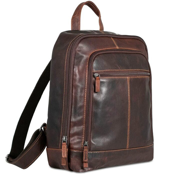 Voyager Leather Laptop Backpack