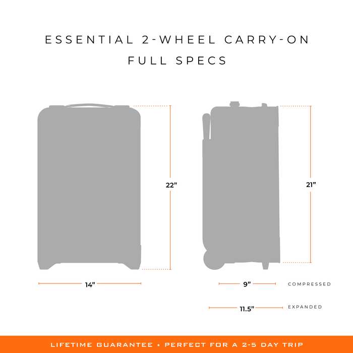 Baseline Essential 2-Wheel Carry-On