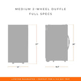 Baseline Medium 2-Wheel Duffle
