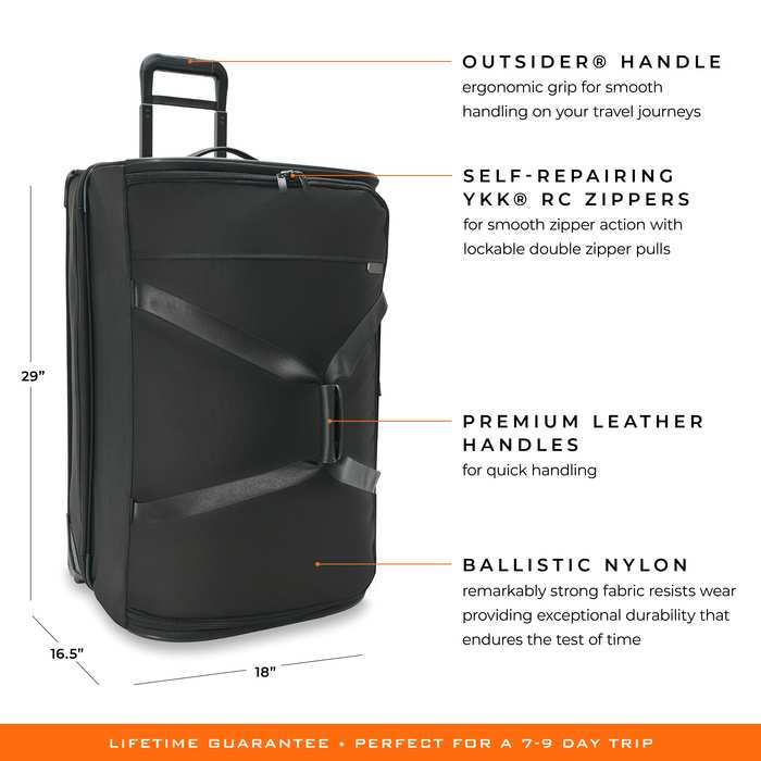 Baseline Large 2-Wheel Duffle