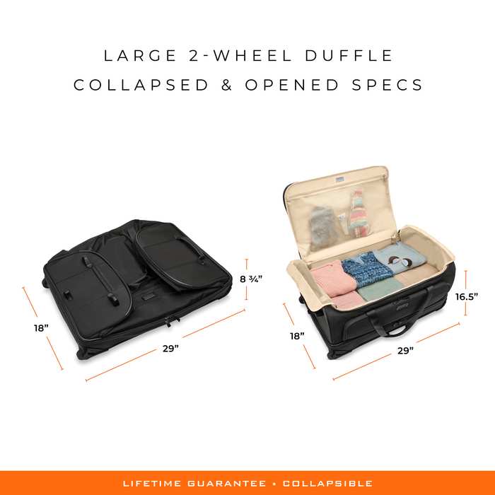 Baseline Large 2-Wheel Duffle