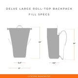 Delve Large Roll-top Backpack