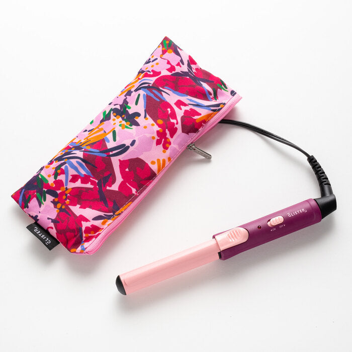 Glister Mini Curls Curling Iron with travel bag