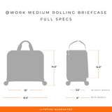 @Work Medium Spinner Briefcase