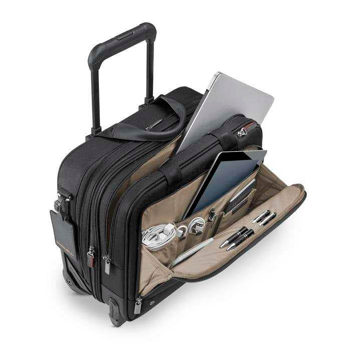 @Work Medium 2-Wheel Expandable Briefcase