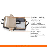@Work Large Spinner Briefcase