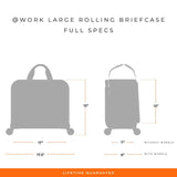 @Work Large Spinner Briefcase