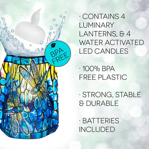 Tiffany Dragonfly Luminary Lantern