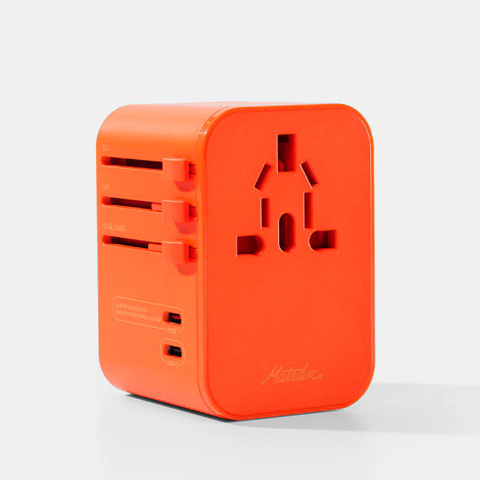 Global Travel Adapter (Orange)