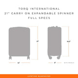 Torq International Carry-on Spinner