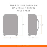 ZDX 21" International Carry-On Duffle