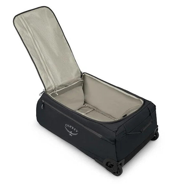 Osprey 85 liter Wheeled Duffel Interior Black