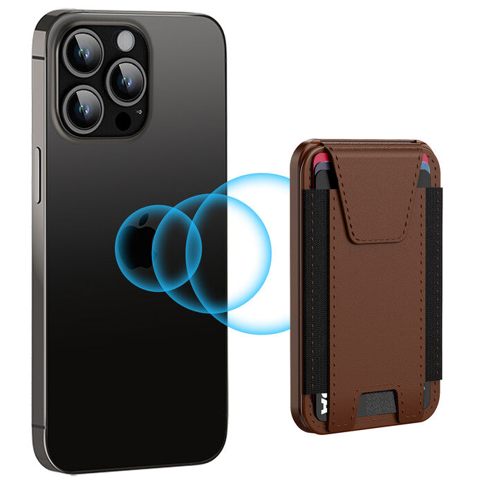 Phunkee Tree Leather magnetic wallet & tracker