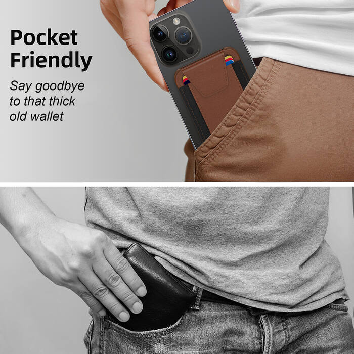Phunkee Tree Leather magnetic wallet & tracker