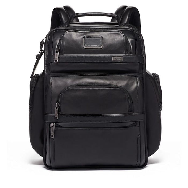 TUMI Brief Pack Leather -ShopLeatherWorld.com