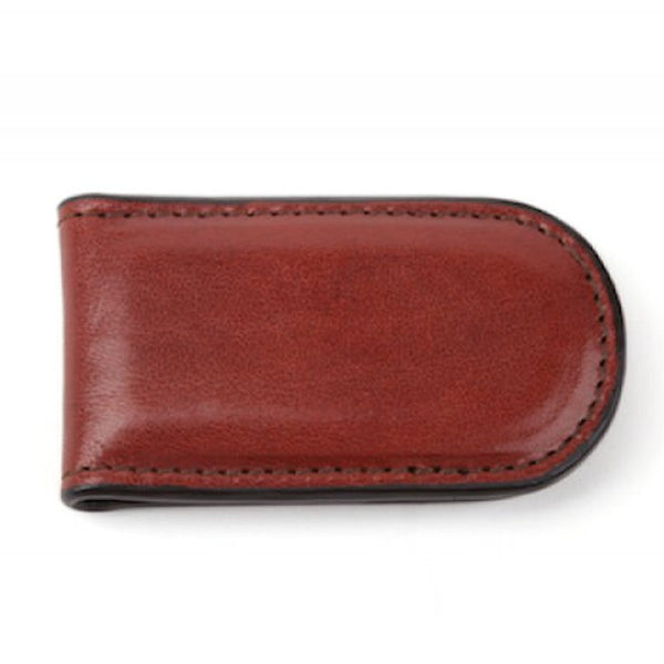 Old Row Leather Money Clip