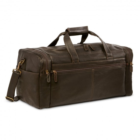 dorado leather backpacks Dorado 21" Multi-Pocket Carry-On Leather Duffel