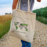 Travel Cotton Tote Bag with Marker